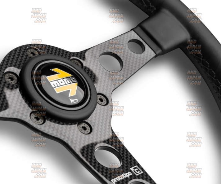 MOMO Prototipo 6C Steering Wheel 350mm - Carbon Fiber - RHDJapan